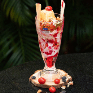 Fruit Salad With 3 In 1 Ice Cream